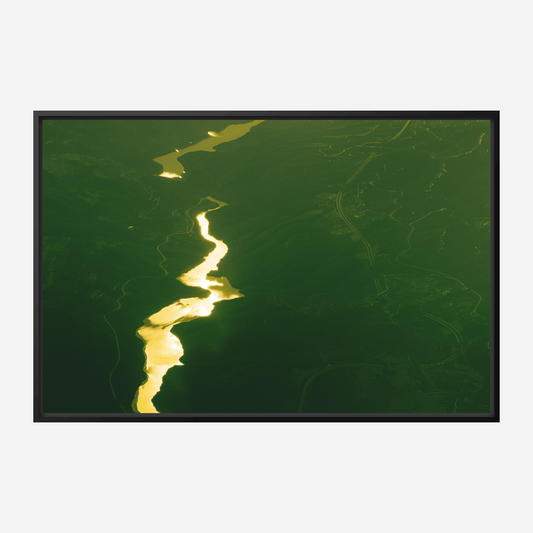 CANVAS PRINT: "GOLD RIVER OF LIFE"