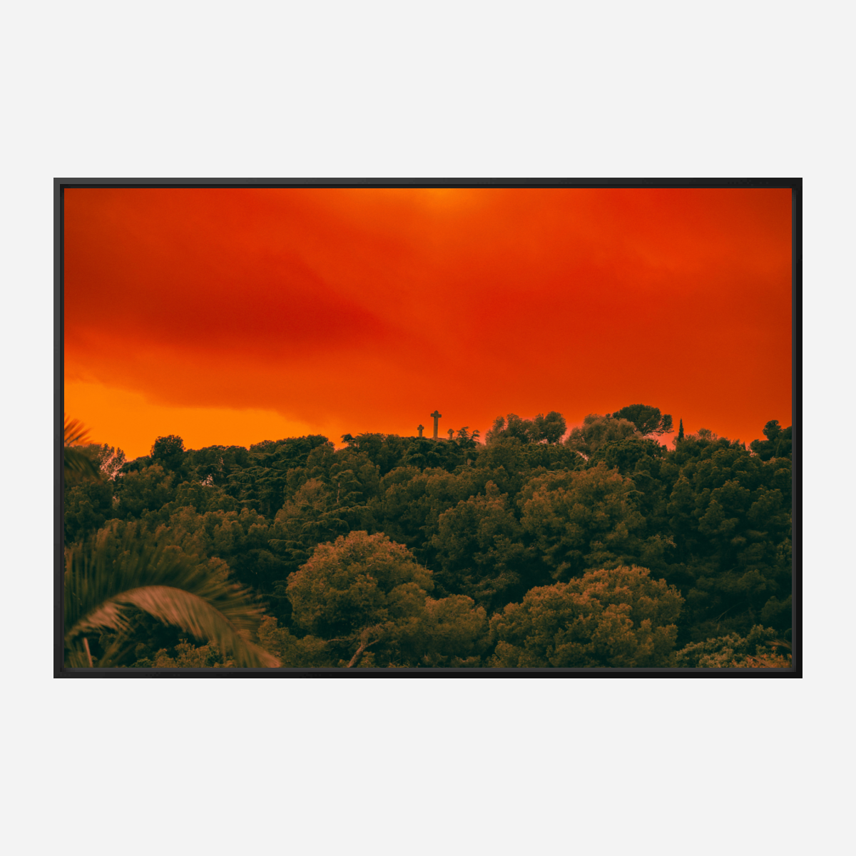 CANVAS PRINT: "FIRE IN THE SKY"