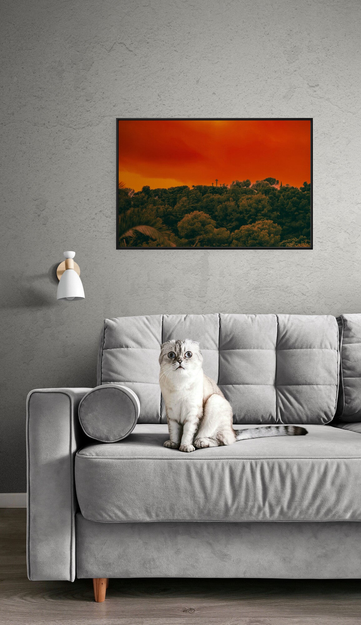 CANVAS PRINT: "FIRE IN THE SKY"