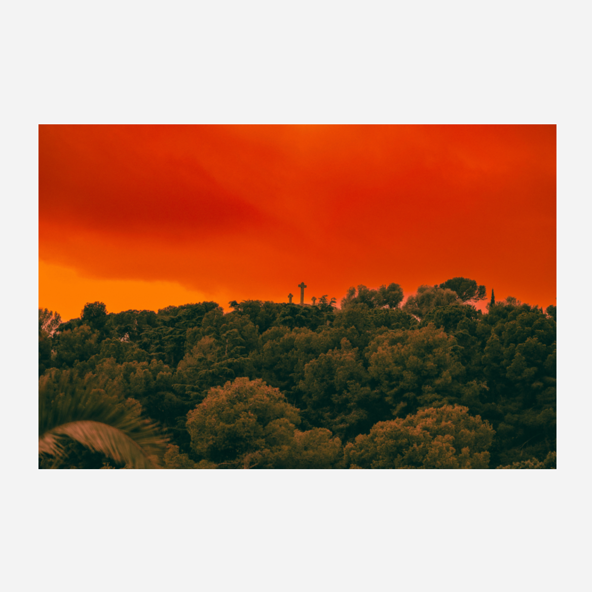 CANVAS PRINT: "FIRE IN THE SKY"